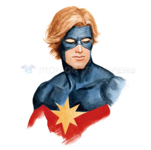Captain Marvel Iron-on Stickers (Heat Transfers)NO.5848
